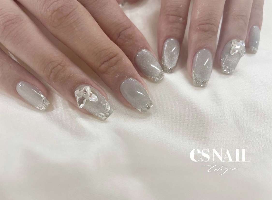 マグネット×ガラスフレンチ🤍