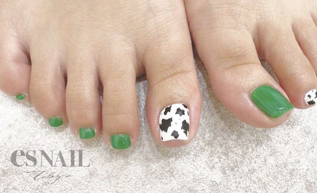 フットネイル💚