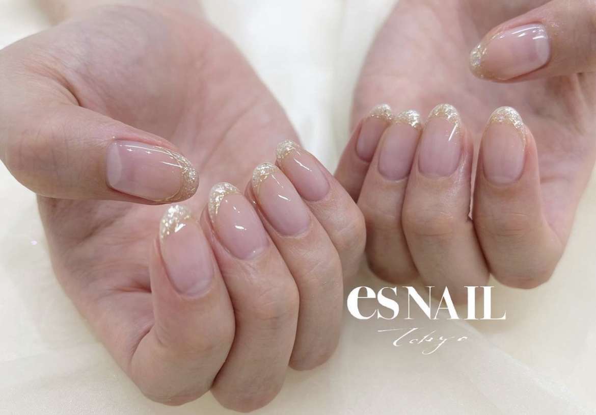 ラメフレンチ🌼