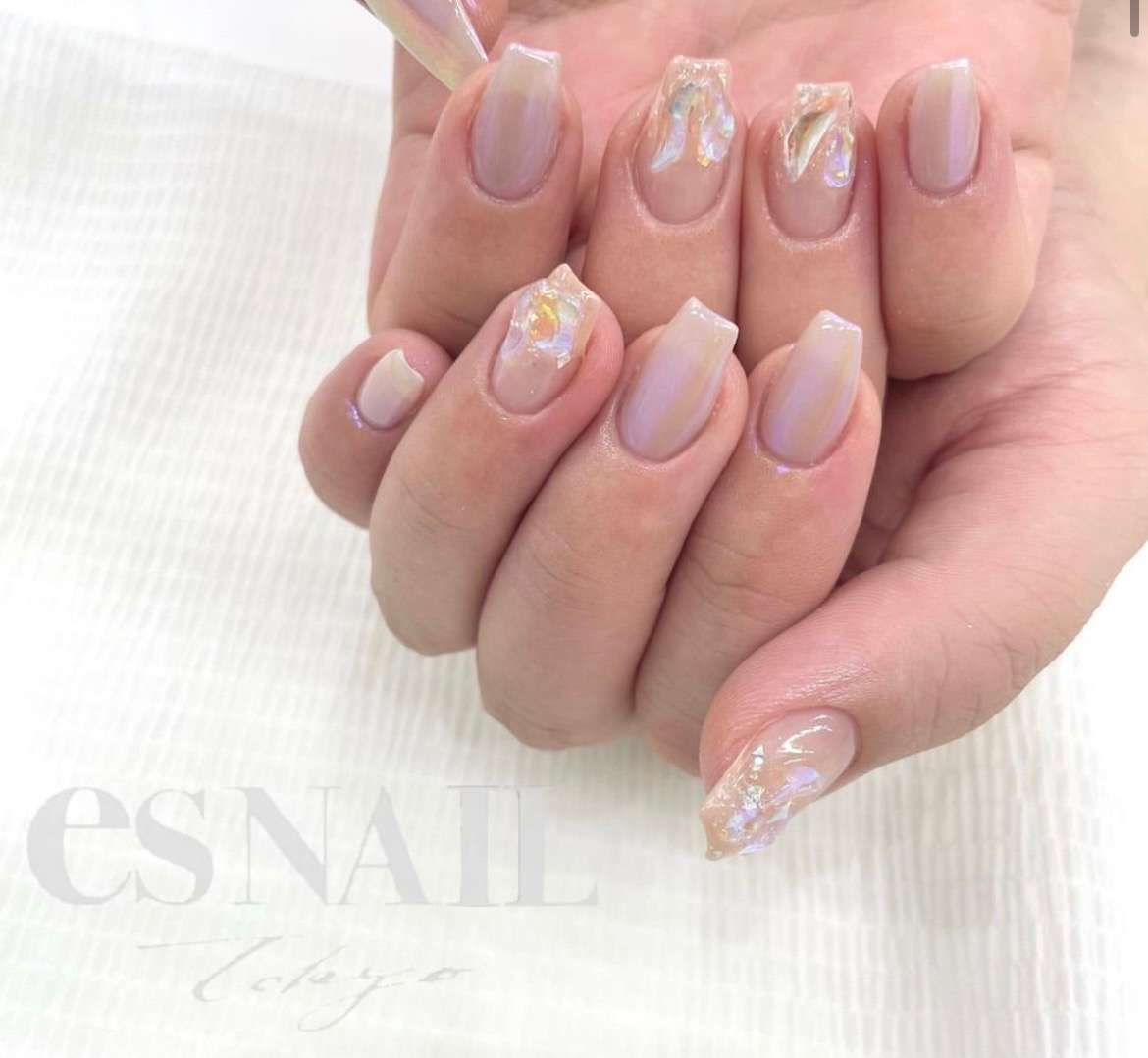 うるうるネイルデザイン🤍