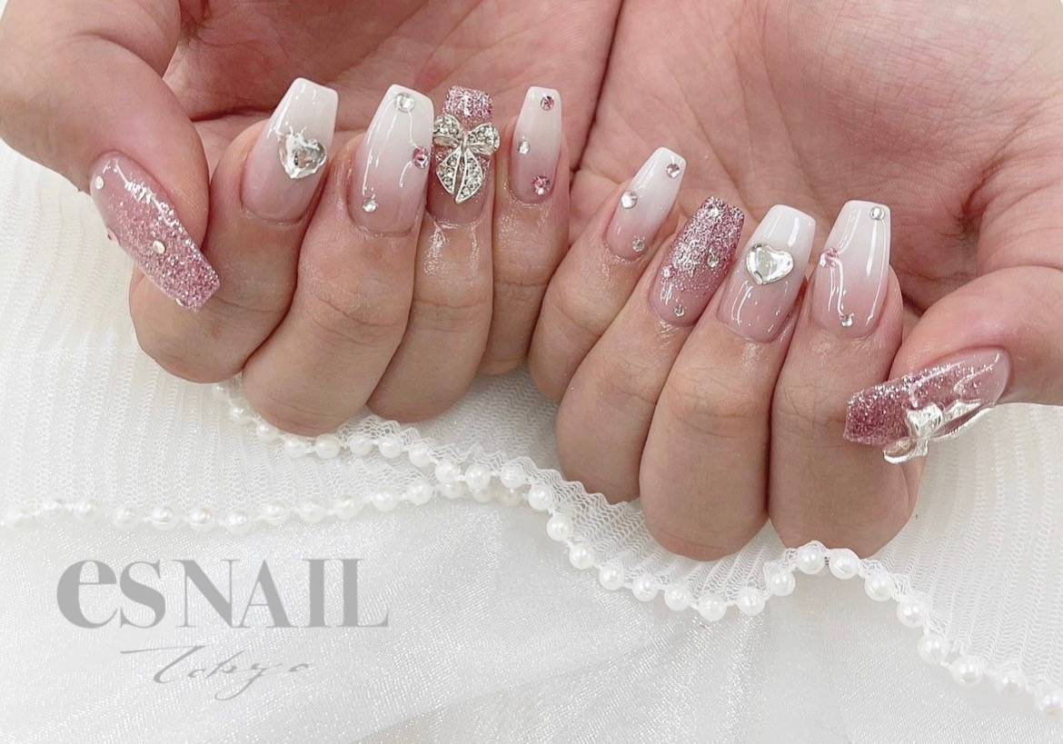 冬の白グラデ❄️️🤍