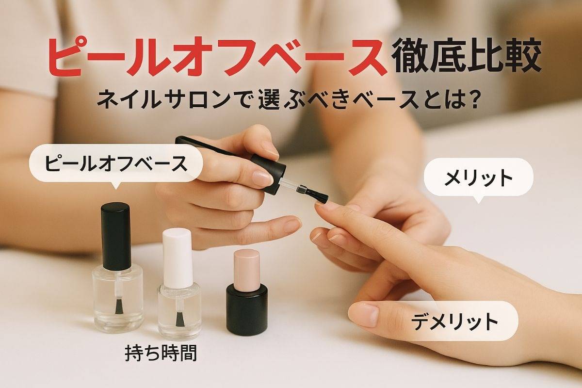 ネイルサロンでピールオフベースを徹底比較と持続性アップの選び方・おすすめサロン紹介