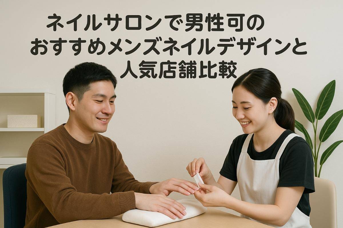 ネイルサロンで男性可のおすすめメンズネイルデザインと人気店舗比較