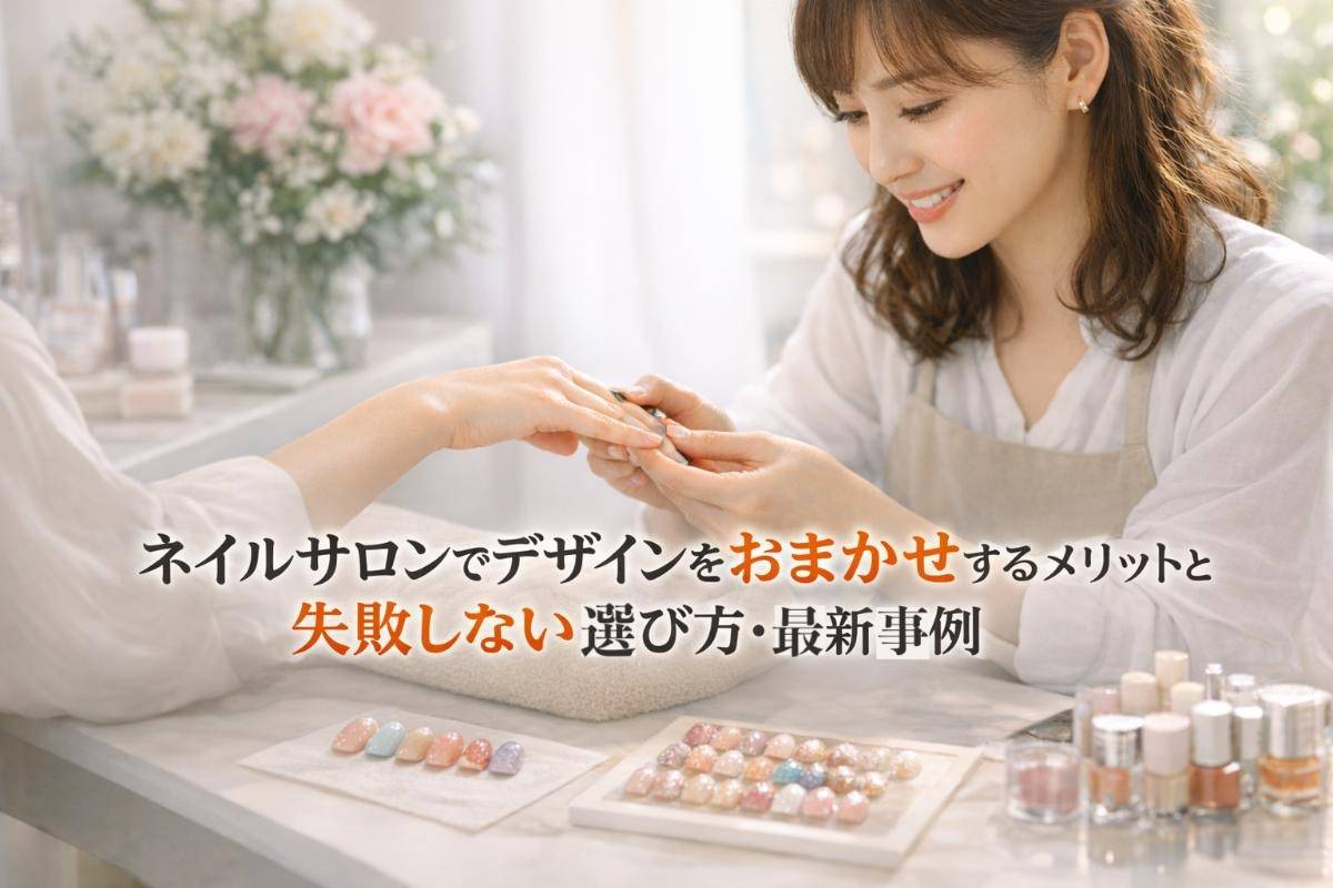 ネイルサロンでデザインをおまかせするメリットと失敗しない選び方・最新事例